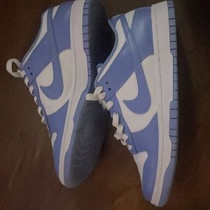 Nike dunk low polar blue mens size 9 womans size 10.5